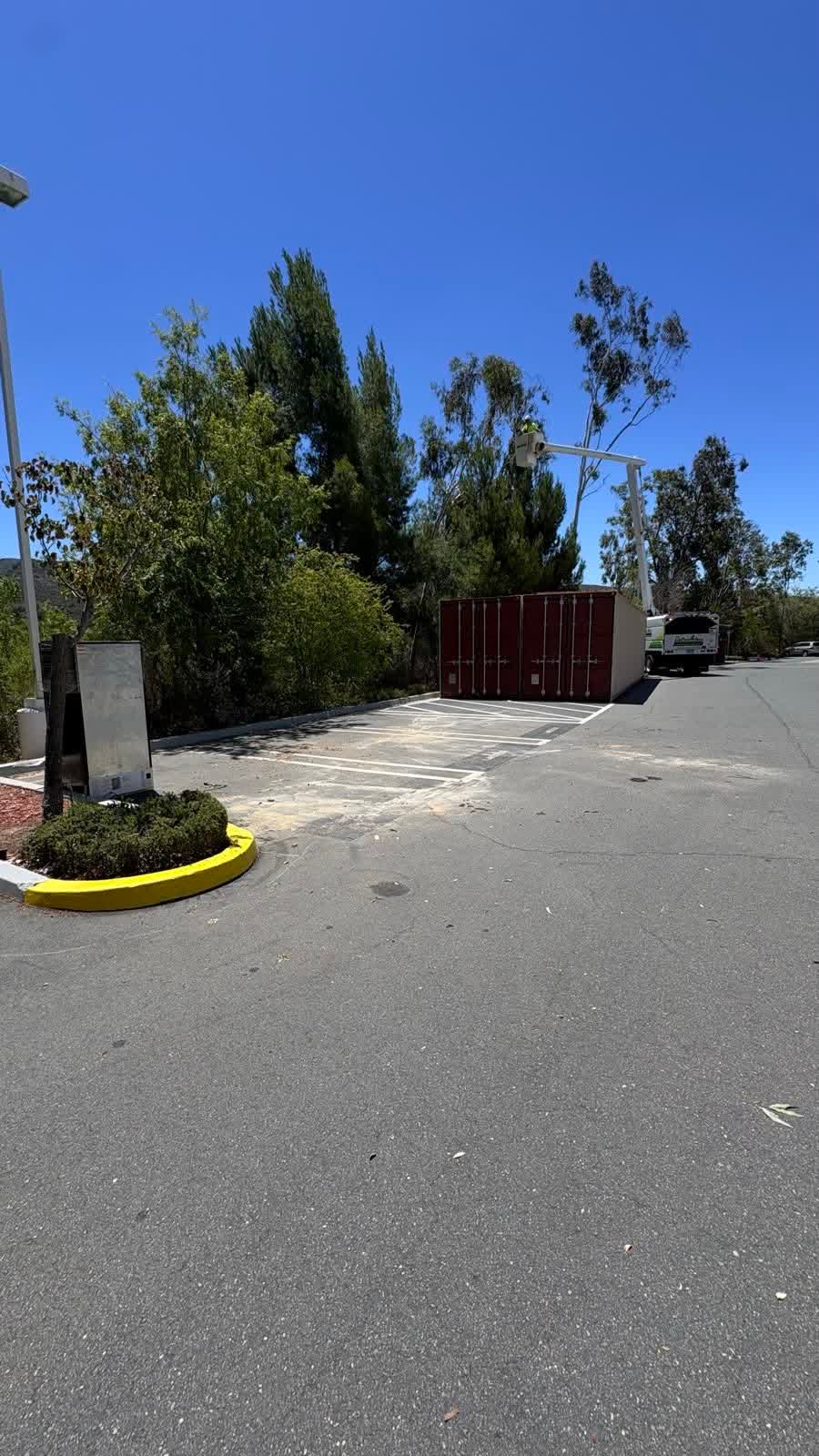 After — Business park, Moorpark — pallets cleared